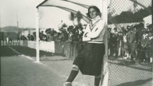 Irene González Basanta, una de las primeras mujeres futbolista de España.