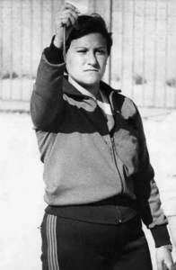 Rosa Bonet, primer mujer árbitro en España.
